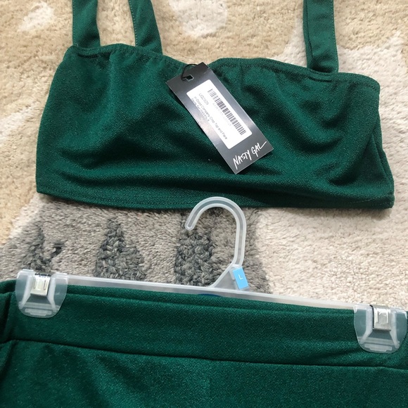 Nasty Gal Two Piece Green Set - Picture 4 of 7